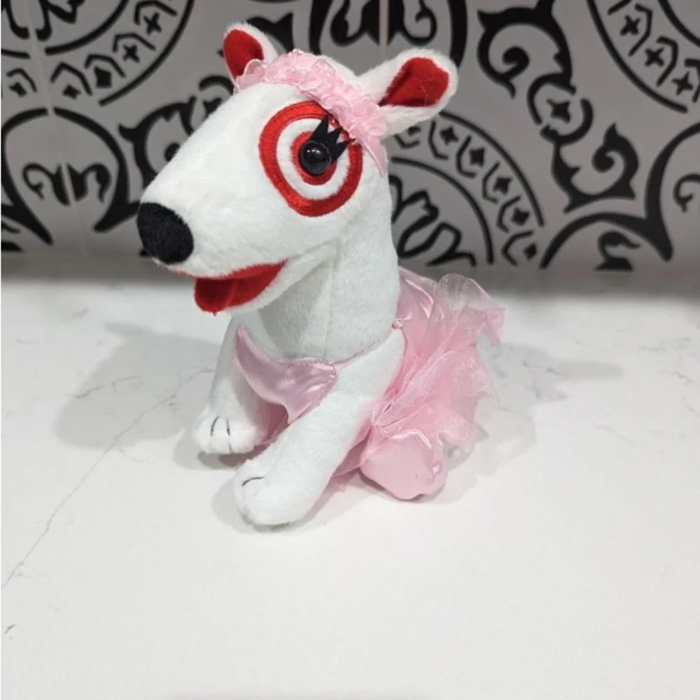 Target Dog Plush Ballet Dog Stuffed Toy 6" Bullseye Rare - Picture 1 of 7